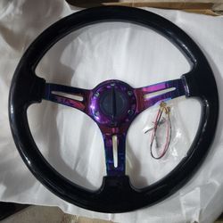 Universal 14" 350mm Car Racing Steering Wheel
