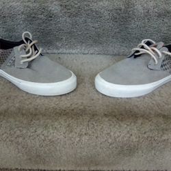 Gray Suede Tennis Shoes Size 6.5
