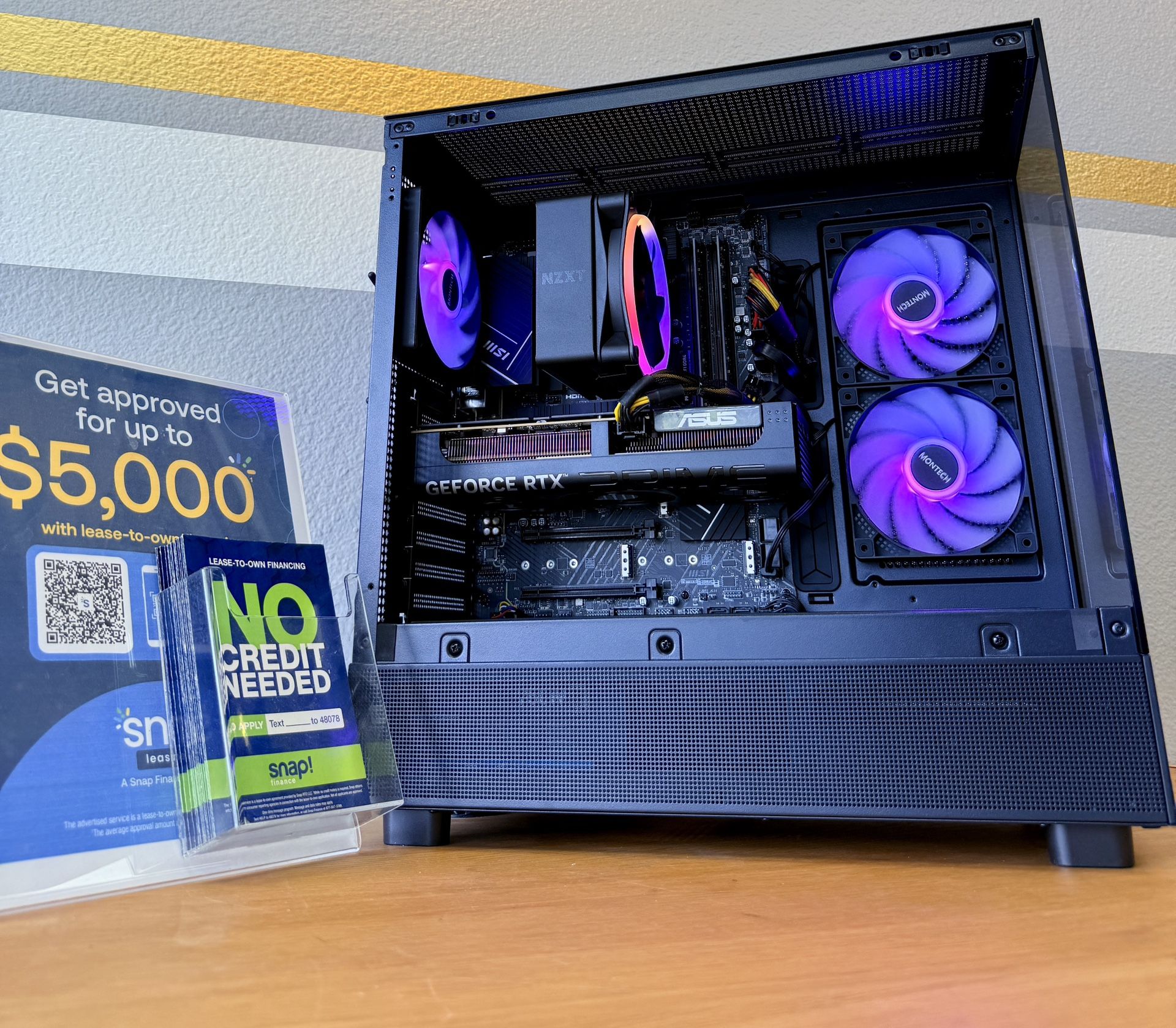 Gaming PC Custom Built by AREA-51✅🕹 Full RGB Set,Intel i7/16GB RAM/1TB🖥1 Yr Wrnty‼️ RTX 5060 GPU💥 $0 Down Finance Available