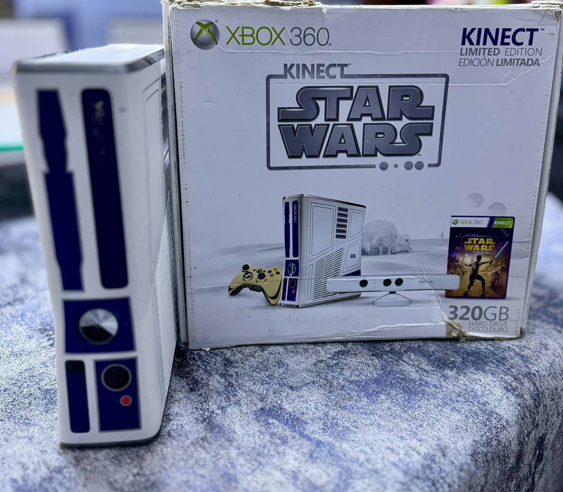 Xbox 360 Star Wars Limited Edition *Just Console And Box*