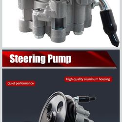 Power Steering Pump (contact info removed)AC with Pulley – Compatible with Chrysler Voyager 2001–2003 / Town & Country