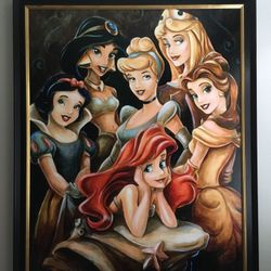 Disney Princess Framed Painting