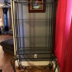 Black Glass Hutch