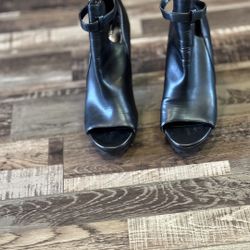 Black Thick Heel