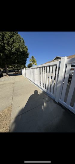 White Fence Available 