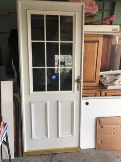Heavy Duty Storm Door 32”W x 80”H
