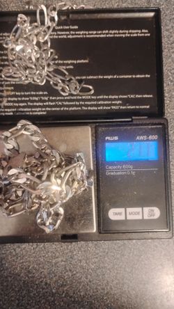 2 oz 11 g silver chain 925