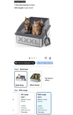 Stainless Steel Litter Box Extra Large (m33)