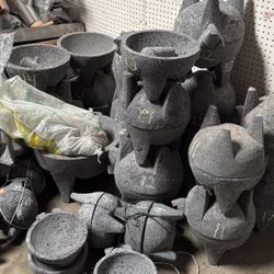 Molcajetes Nuevos De Piedra Negra