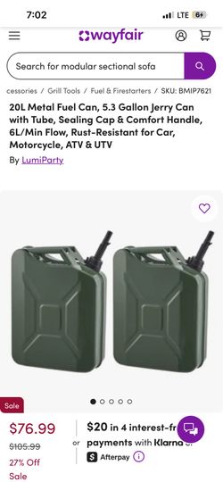 Metal fuel can