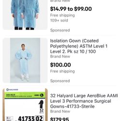 Ten Pallets Of Med Gowns Face Shields Masks & Lots More