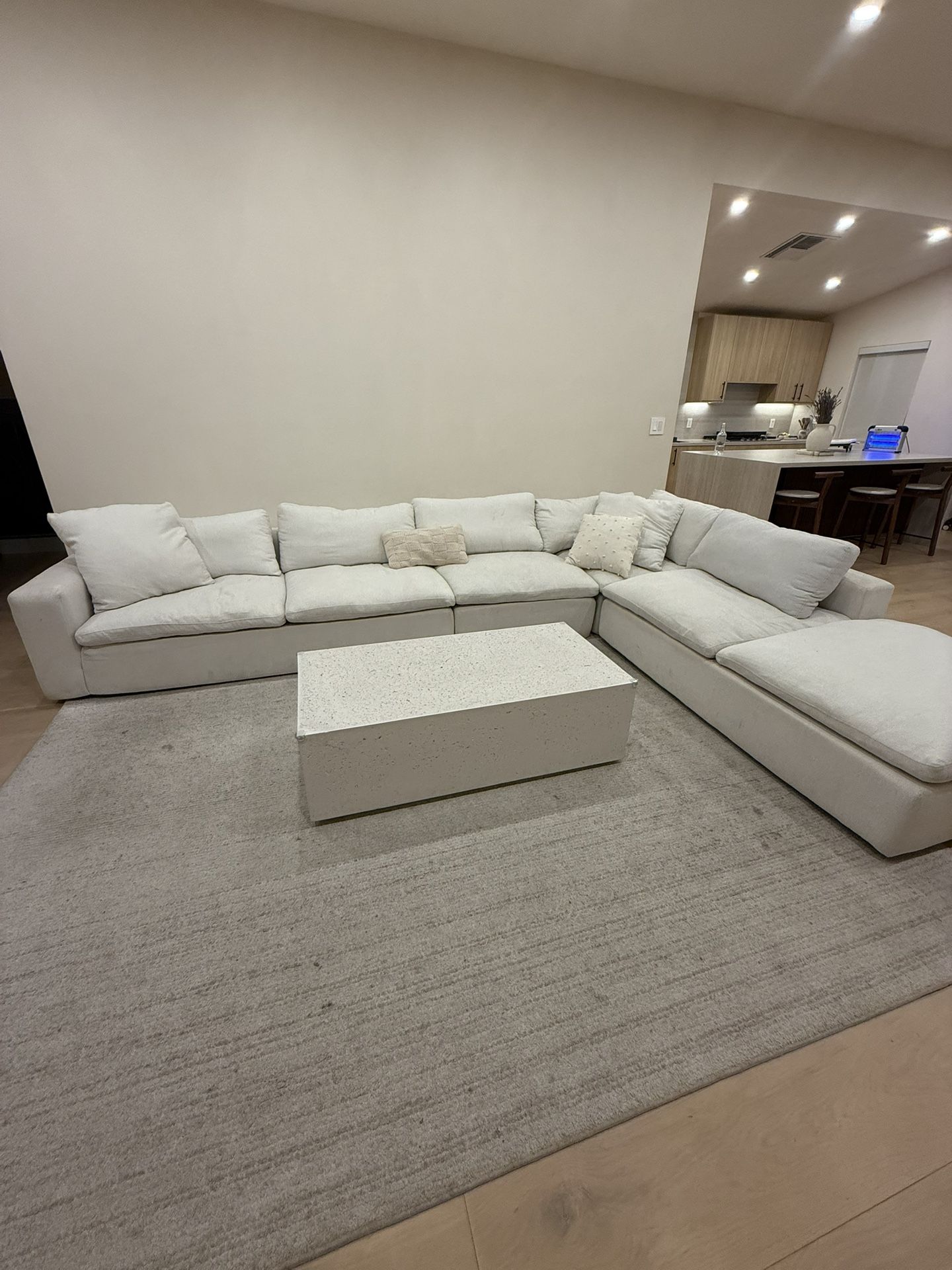 6 Piece Sectional Cloud Couch 