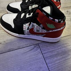 jordan 1 size 7 ugly sweater