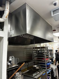 6’ stainless steel hood with filters.Only three years old.