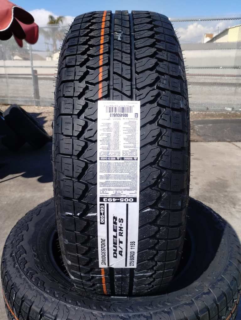 Tires New 275 60R20 Bridgestone Duler AT 60,000 K