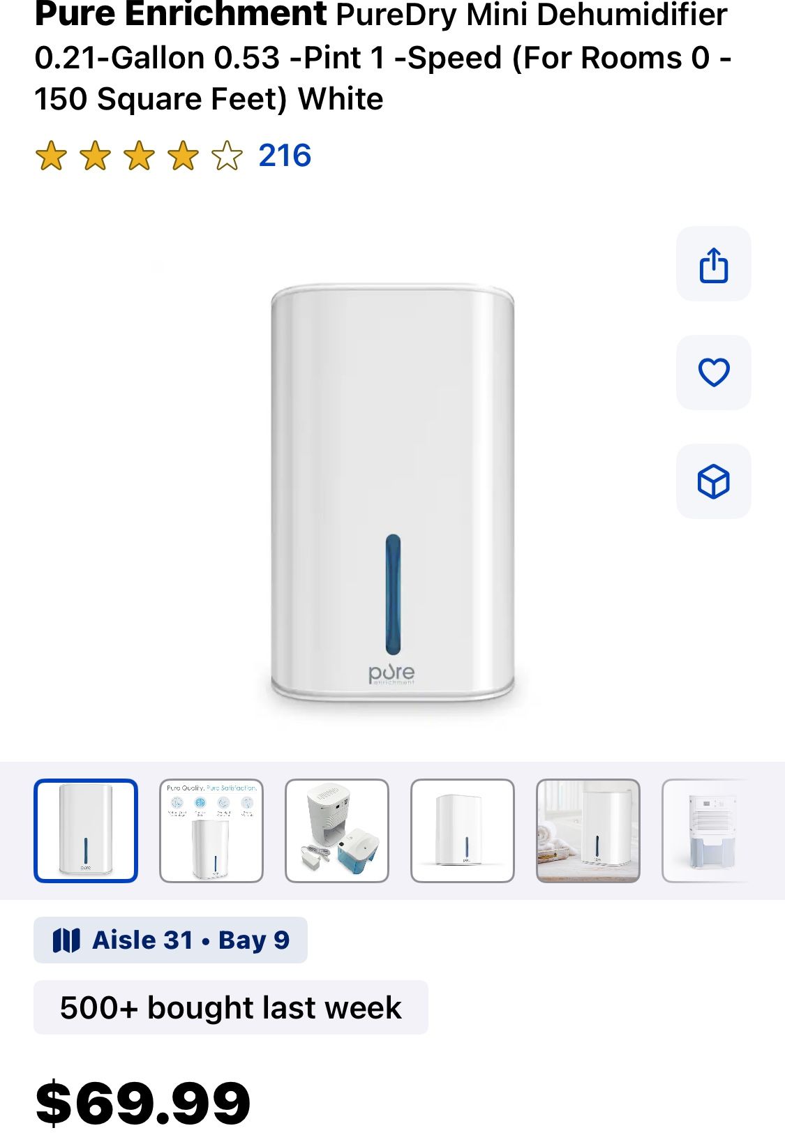 Dehumidifier Pure Enrichment