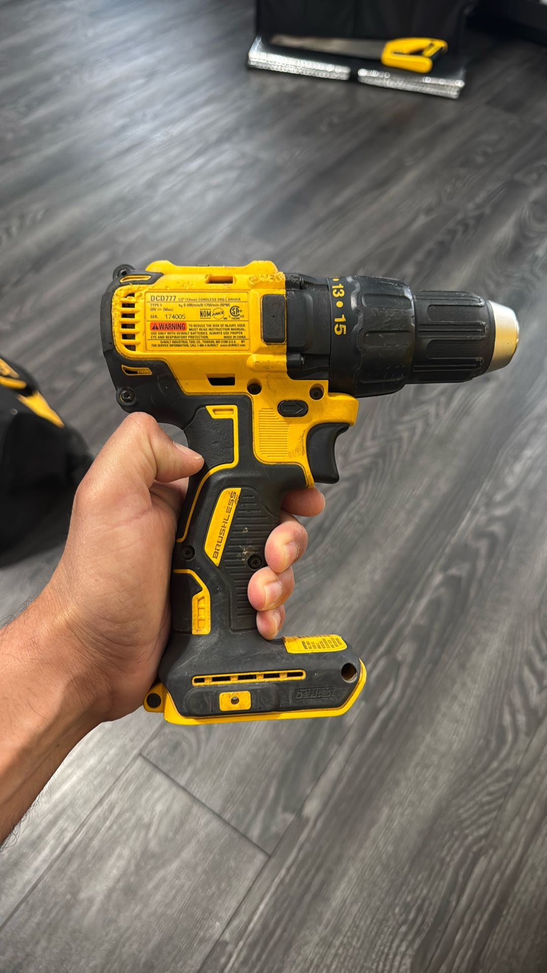 Dewalt 20VMAX Drill With Two Batteries
