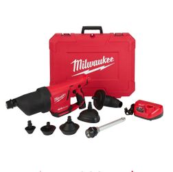 Milwaukee Air snake M12 Drain Cleaning Air Gun Kit 2572B-21