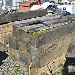 Railroad ties landscaping!wall!etc