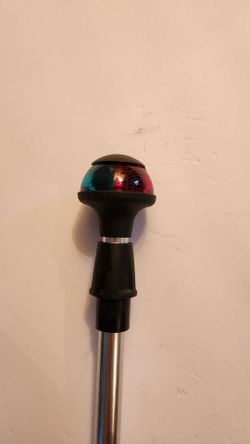 Bicolor Navigation Light Pole for Boats