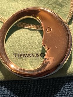 Tiffany, “Man in the Moon” sterling baby rattle