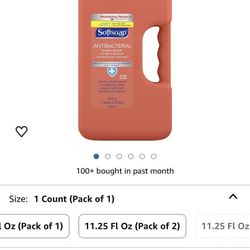 Softsoap Antibacterial Liquid Hand Soap Refill, Crisp Clean 1 Gallon