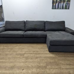 IKEA Modern Grey Fabric Sectional