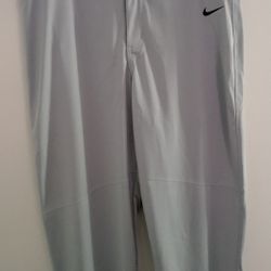 Nike Vapor Select Baseball Pants Grey Sizes L/XL.