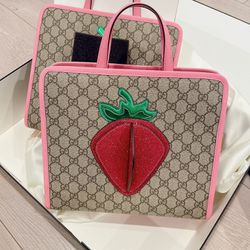 New- Gucci Kids Tote Bag With Strap 