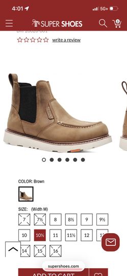 Brunt Steep Toe Size 9