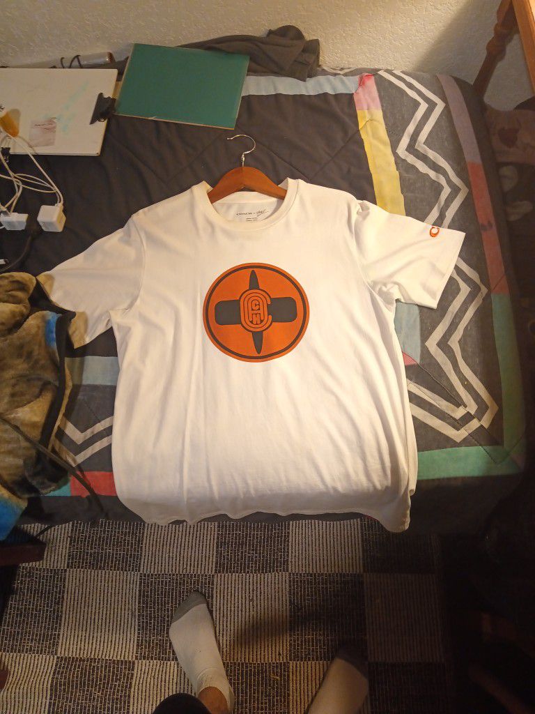 Coach X Naruto White T-Shirt 
