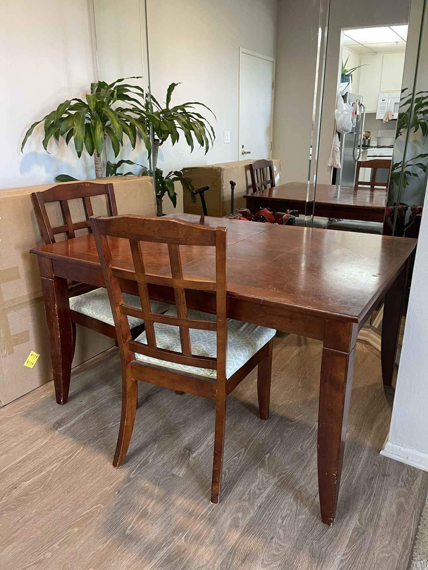 Wood Dining Table Set