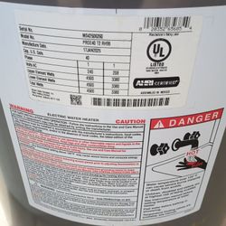 Electric Water Heater.