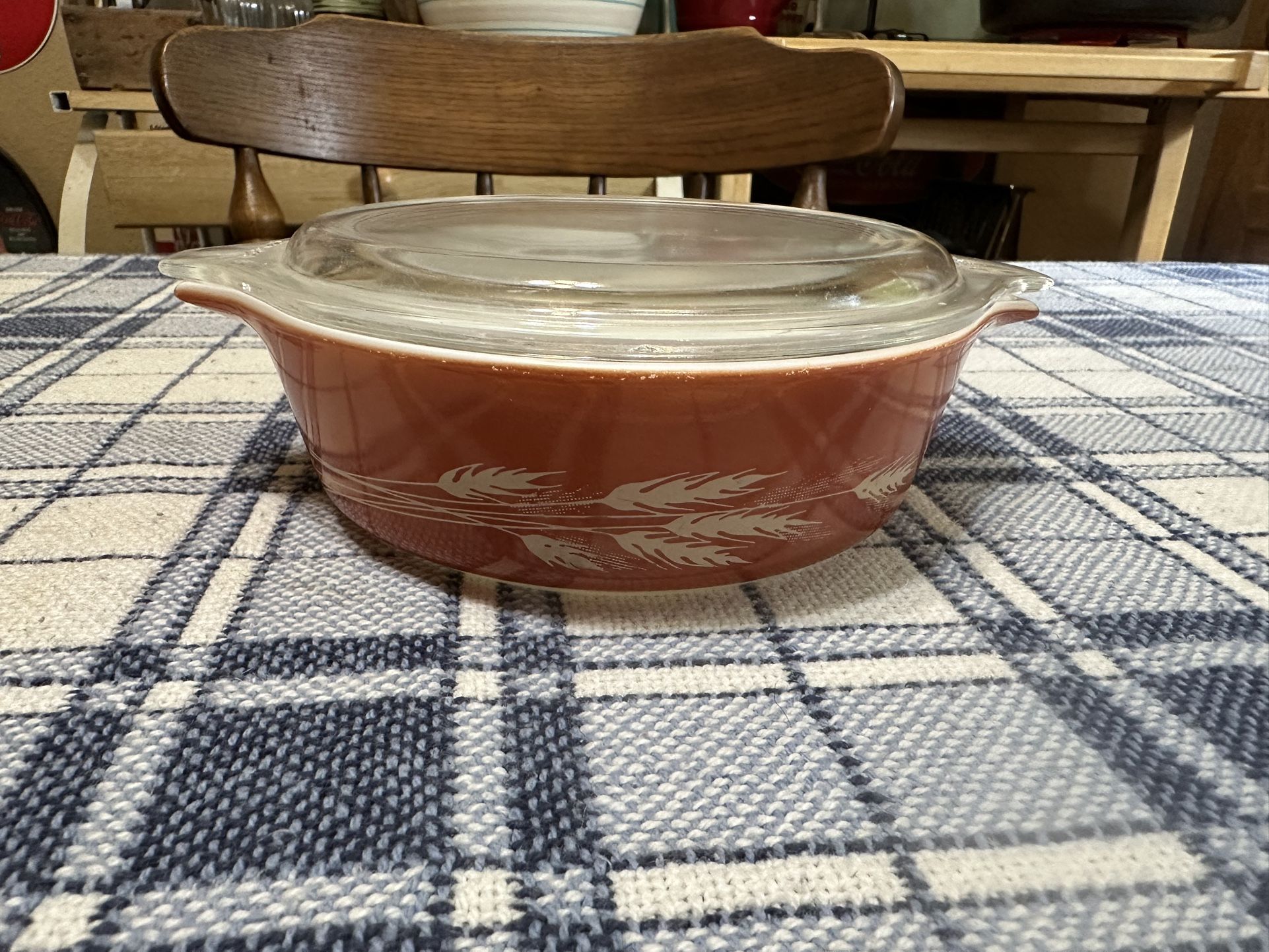 Vintage Pyrex #471 Autumn Harvest Casserole