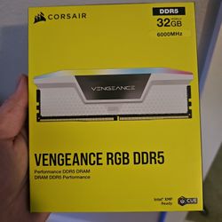 Corsair Vengeance RGB White DDR5 32GB RAM