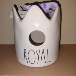 Rae Dunn Royal Birdhouse