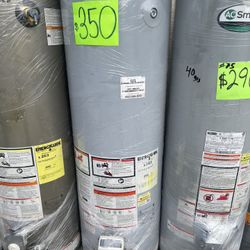 Water Heater Used With Warranty 