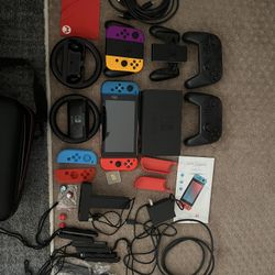 NINTENDO SWITCH 1 (SECOND GEN) + ACCESSORIES $400