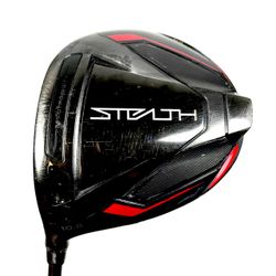 LH TaylorMade Stealth 10.5° Driver HZRDUS Black 6.5 Stiff 70g LH + HEAD COVER LH