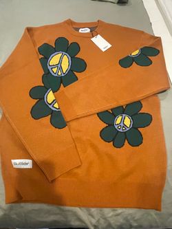 Butter goods peace flower sweater