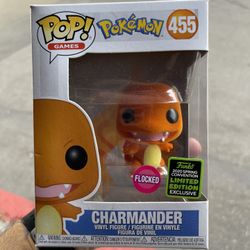 Charmander Flocked Funko Pop