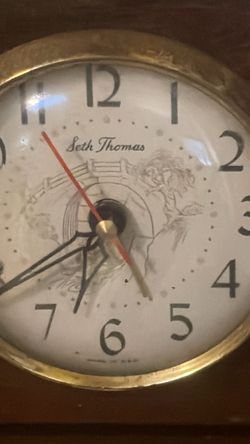 Seth Thomas electric alarm clock. This is the Cathay model, made in 1955.