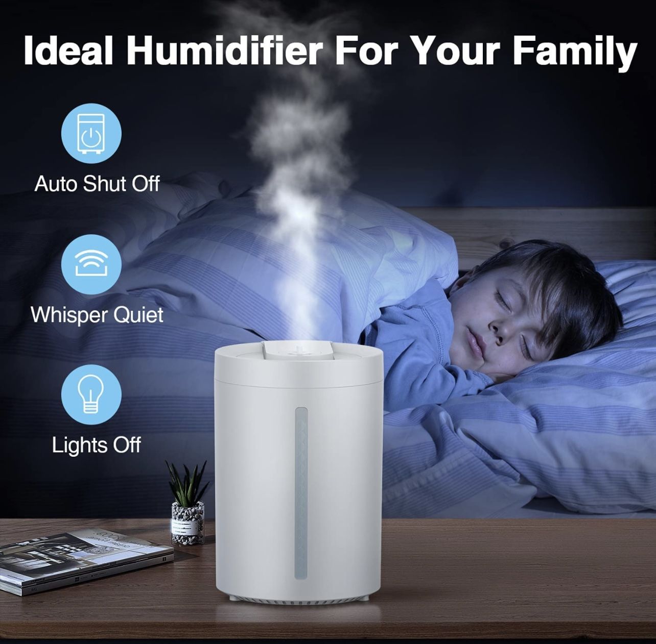 New 4L Cool Mist Humidifier And Diffuser 2-in-1 for Sale in Corona, CA ...