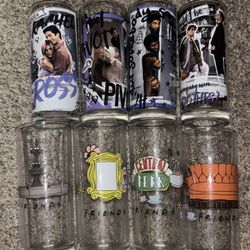 “FRIENDS” glass cups 