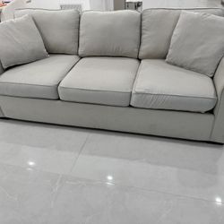 3 Seat Sofa - Light Gray / Cashmere