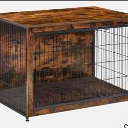 Wood Dog Crate Kennel House (includes a free Gift)