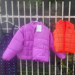 Gril Jacket And Orange For Boy Take All 3 For 45