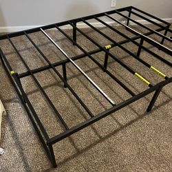 Queen bed metal base