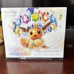 Sealed Pokemon Center Prismatic Evolutions ETB