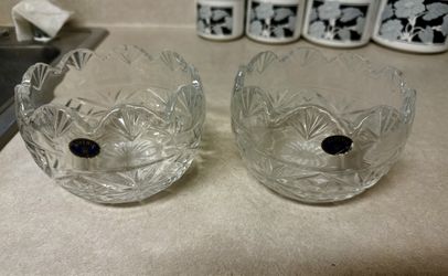 2 Pieces Crystals Candy Jar